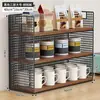 Estante de almacenamiento de escritorio, estante para bocadillos en mesa de comedor, estante para tazas en sala de estar, estante de almacenamiento de tazas multicapa para encimera de cocina para especias
