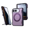 Funda Nueva para Teléfono Iphono Duo Aplicable Transfronteriza con Soporte, Bisagra de Resorte, Funda Protectora Plegable para Apple Venta al por Mayor