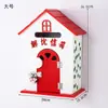 Muebles para el Hogar Estilo Pastoral Buzón de Guardería Buzón de Mensajes Buzón de Madera Buzón de Sugerencias Decoraciones de Casitas de Madera Pequeñas