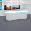 Estande de Exposição, Pavilhão de Exposição, Vitrine Pintada de Formato Especial, Vitrine para Drones, Ilha Redonda Iluminada para Cosméticos em Frente à Vitrine