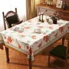 Mantel Rectangular de Piel de Cordero Estilo Americano Impermeable a Prueba de Aceite Sin Lavado Mantel para el Hogar Mantel de PVC para Mesa de Café Mantel para Comedor Mantel