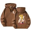 Nova Moletom Pulôver com Zíper de Quarto para Homens e Mulheres Casual Anime Death Note Moletom com Zíper