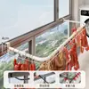 Estante secador de salchichas para ventana, tendedero de carne para balcón, instalación sin taladro, para secar carne, salchichas y pescado