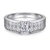 Traje de Joyería de Plata de Ley Europea y Americana Collar con Colgante de Circonita en Forma de Denier Pendientes de Plata S925 para Mujer Anillo de Nicho de Alto Nivel