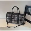 Comércio exterior, estilo europeu e americano, vintage, bolsa de viagem de grande capacidade para viagens de negócios e deslocamento, nova bolsa tote da moda, bolsa de ombro, bolsa transversal