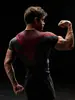 Ropa Deportiva de Fitness para Hombre 2025 de Manga Corta, Secado Rápido, Body