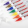 [12 cores] caneta de tinta colorida caneta a óleo caneta grande para grafite de canteiro de obras tablet de desenho tinta tinta de reparo caneta de metal com ponta redonda
