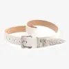 Espada corta tallada retro occidental, cinturón de sirena de nicho, juego de tres piezas, moda decorativa, cinturón versátil de moda unisex
