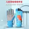 Guantes de Esquí para Niños y Adultos de Otoño e Invierno para Hombres y Mujeres Dibujos Animados para Jugar al Aire Libre Cálidos de Invierno Forrados de Felpa Engrosados Impermeables Antideslizantes