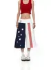 Pantalones Cortos Deportivos Cropped de Cintura Elástica Estilo High Street Americano para Mujer, Verano Holgados Adelgazantes Casuales Rectos de Pierna Ancha, Modernos