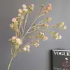 Flor Artificial Rama Única Fruta de Acebo Fruta de Eucalipto Venta Caliente Transfronteriza Modelo de Hogar Habitación de Exhibición Arreglo Floral de Boda Navidad