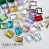 Accesorios populares para uñas combinan con todo Cuadrado Caramelo de Roca fondo puntiagudo Diamante color transparente color mágico caramelo de roca Taladro para uñas Accesorios Venta al por mayor