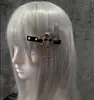 Dulce y fresco, atrevido y elegante, pinza para el pelo de calavera y cruz punk metal, accesorio para el pelo gótico oscuro y sofisticado para mujeres