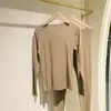Otoño e Invierno Nuevo Grueso Sin Costuras Minimalista Capa Base Alta Elasticidad Aceite de Coco Térmico Juego de Ropa Interior Acrílico Calefacción Cálido Sin Costuras