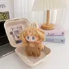 Conjunto de ropa para muñeca Labubu vintage de barbería, compatible con muñecas Labubu de 1ª, 2ª y 3ª generación, incluye un chal y una chaqueta de repuesto