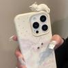 Capa de Celular Estilo Ins Gato com Bolinhas e Laço para Apple 17, Adequada para iPhone 14, iPhone 16 Pro Max Feminino, iPhone 15, À Prova de Choque, Transfronteiriça