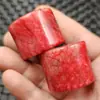 Chave de Fenda Vermelha Jade Frango Chave de Fenda Grande de Jade Chave de Fenda de Jade Anel Grande Alargado de Jade Joia de Jade para Homens e Mulheres
