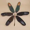 Zapatos de Cuero Versátiles Slip-On de Moda Coreana para Hombre Estilo Británico Punta Afilada Negocios Casual Zapatos de Cuero Zapatos Slip-On Ligeros y Cómodos