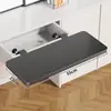 Placa de Extensión para Escritorio, Bandeja Ampliada Específica para Cajón sin Taladro, Soporte Plegable para el Borde del Escritorio del Hogar