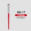 Set de 30 Brochas de Maquillaje Estilo Chino Rojo Zhenghong, Set de Brochas para Sombras de Ojos, Brocha para Corrector, Brocha para Párpado Inferior, Set Completo de Herramientas