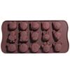 Molde de Silicona Rectangular para Chocolate de Venta Caliente Transfronterizo Molde Herramientas para Hornear de Silicona de Grado Alimenticio para el Hogar Fabricante Venta al por Mayor