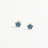 Moda Europea y Americana Versátil Nicho Pendientes de Acero de Titanio con Flor de Cinco Pétalos para Mujer, Pendientes de Commuter con Temperamento de Lujo Ligero, Pendientes de Flor