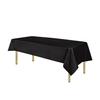 Toalha de Mesa Descartável Lisa Peva Espessada 137*274cm Toalha de Mesa Cor Pura Decoração de Festa Arranjo