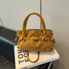 Bolsas Transfronteiriças de Comércio Exterior 2026 Bolsa de Ombro em Tecido Fosco Elegante Casual Crossbody Bolsa Feminina Bolsa de Mão Casual para o Dia a Dia