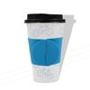 Copo de café tampa de copo de silicone embalagem anti-escaldadura isolamento descartável tampa de copo de papel portátil copo de cerâmica tampa de copo de vidro