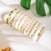 Europeu e Americano Estilo Boêmio Transfronteiriço Colorido Miçangas Sementes Olho Conjunto de Dez Peças Pulseira de Miçangas Exagerada Dopamina Atacado