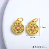Accesorios Antiguos Chapados en Oro Serie Fortuna al por Mayor, Fuerte Retención del Color, Colgantes de Joyería de Trébol de Cuatro Hojas de la Fortuna, Dijes para DIY