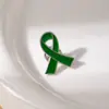 Broche de Cinta de Lazo en Forma de Corazón Pin Antiexposición Venta al por Mayor Transfronteriza Personalización Ligera
