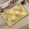 Alfombrilla de Baño de Barro Diatómico Estilo Retro para Puerta de Baño del Hogar Alfombrilla de Suelo para Baño Absorbente de Agua, Secado Rápido, Resistente a Manchas y Antideslizante Alfombrilla Venta al por Mayor