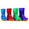 Venta al por mayor de fábrica nuevos de dibujos animados baratos de PVC para niños botas de lluvia para niños exportación de comercio exterior zapatos de agua botas de lluvia