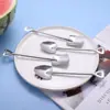 Cuchara para helado auto-derretible para uso doméstico, cuchara de helado simple para sacar fruta y sandía