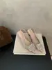 Sandálias de Bico Apontado com Strass para Noite, Salto Baixo, Estilo Feminino