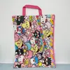 Bolsa Portátil para Documentos A4 Sanrio, Bolso de Cadena Impermeable Kuromi y Chiwa, Bolsa para Guardar Exámenes y Documentos