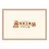 Toalha de Mesa Capivara Sem Lavar Impermeável à Prova de Óleo Resistente ao Calor 2025 Novo Modelo Retangular para Mesa de Jantar Cartoon para Mesa de Café