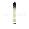 Peluca africana de trenza grande de seda de alta temperatura, trenza jumbo, cabello degradado, fibra química, trenza grande, trenza sucia, cuerda para cabello