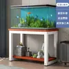 Gabinete para aquário Suporte metálico para aquário Mesa para aquário Base de aço e madeira para aquário Suporte inferior para aquário Rack de armazenamento para aquário de ferro forjado