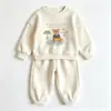 Nueva y elegante ropa infantil de principios de otoño para niños y niñas, sudadera de moda para comercio electrónico transfronterizo y comercio exterior, conjunto infantil casual de dos piezas estilo coreano
