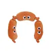 Perro de Peluche Juguete para Entretenimiento, Hace Sonido, Compañero, Interactivo con Cuernos Masticables, Sensación Popular de Internet, Linda Simulación de Comida