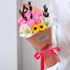 Presente de Dia das Mães Guangzhi Dá a Meiya o Mesmo Buquê de Rosas, Girassóis, Flores Artificiais, Flores de Sabão, Crayon Shin-Chan