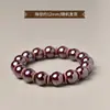 Pulsera de Cinabrio de Alto Contenido Arena Dorada Púrpura Genuina Arena Imperial Arena de Cristal Mineral Crudo Pulsera de Cinabrio al por Mayor