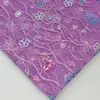 Tela Bordada con Lentejuelas Geométricas de Rombo y Malla de 3 mm en Stock del Fabricante para Vestidos, Qipao y Disfraces de Escenario