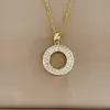 Collar para Mujer Estilo Coreano y Japonés Zircón Súper Brillante Redondo Versátil Collar para Clavícula No se Desvanece Diseño de Nicho Colgante de Moda