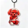 Oferta Especial Criativa e Engraçada Cão Vermelho Suporte de Acrílico Ornamento de Desenho Animado Personalizado Decoração de Mesa Presente Periférico Atacado