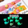 Nueva Tortuga de Edredón de Dibujos Animados Luminosa Simulada Accesorios DIY de Resina en Miniatura Adornos Caseros Creativos para Estéreo de Hogar