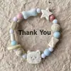 Pulsera de Cristal con Cuentas de Mariposa, Pulsera de Diseño de Alta Gama Ins, Regalo para Novia, Nueva Pulsera de Mejor Amiga de Aspecto Caro