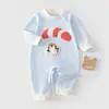 Pato nadador 7A Pelele para bebé Ropa de manga larga para primavera y otoño para niños y niñas Pijama Enterizo Traje para gatear Anqing